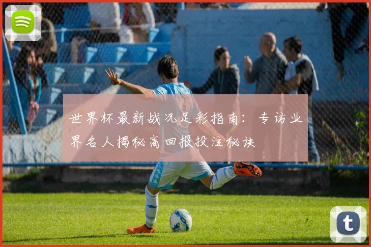 世界杯最新战况足彩指南：专访业界名人揭秘高回报投注秘诀